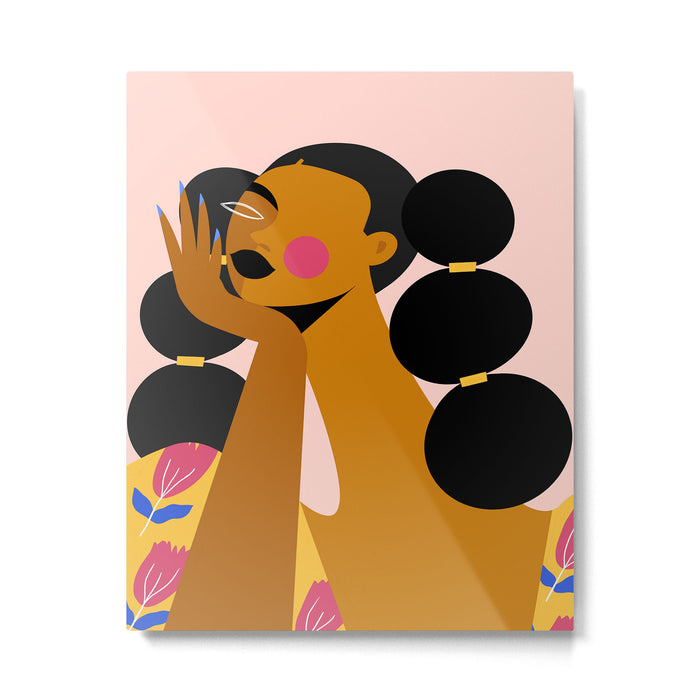 Bubble Braids Metal Print Gallery Image 1