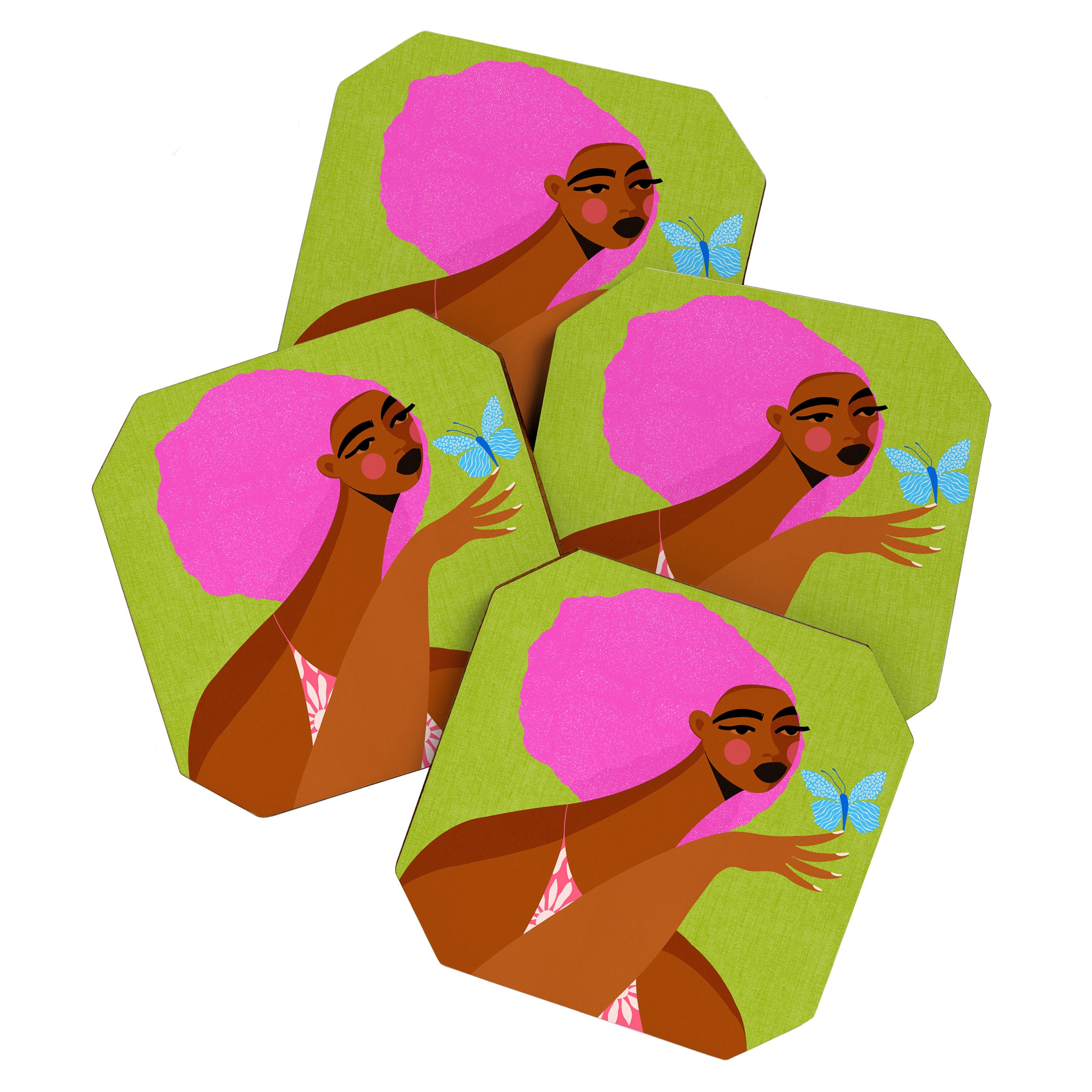 Butterfly Chats Coaster Gallery Image 1