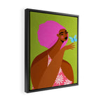 Butterfly Chats Framed Canvas Print Gallery Image 2