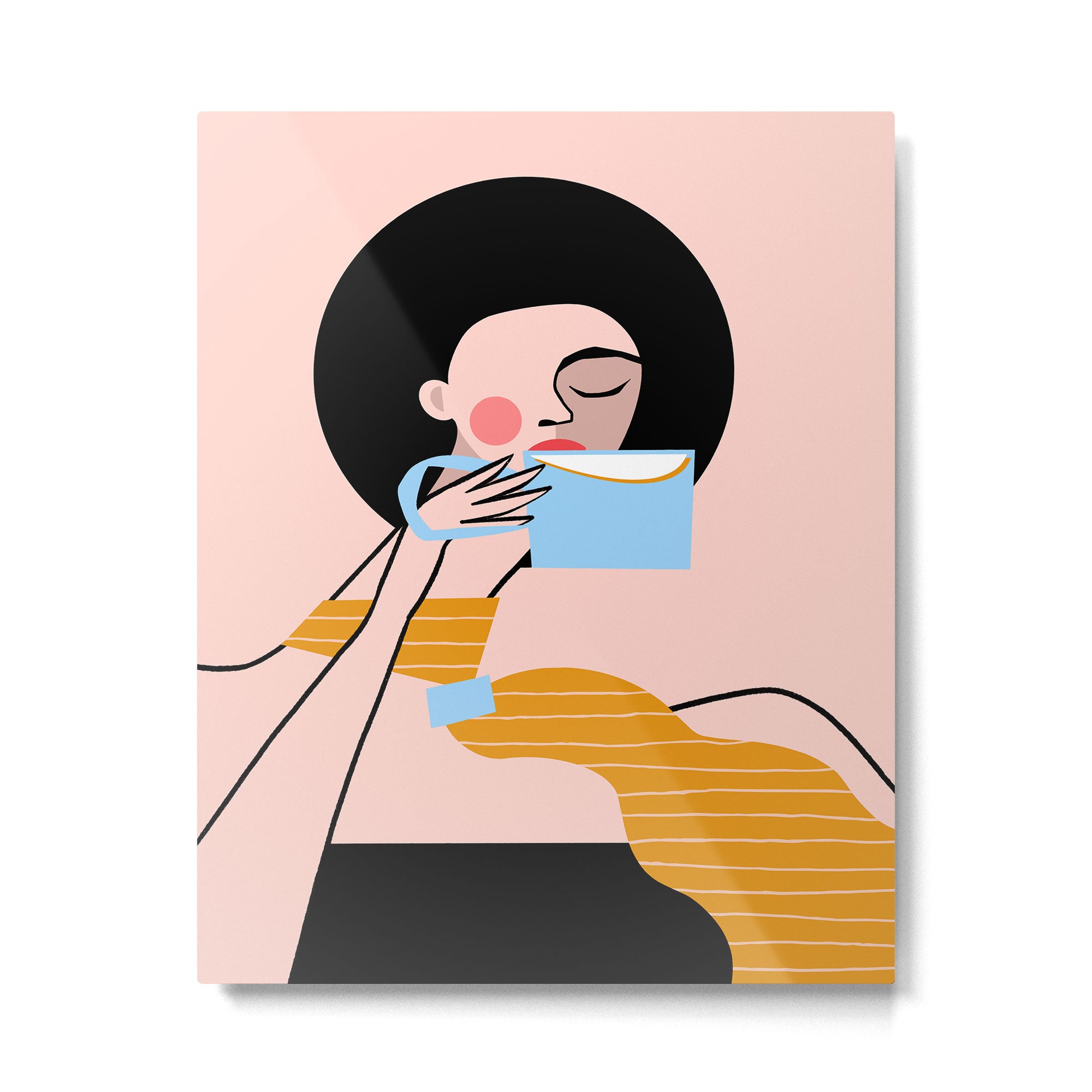 Cafe Metal Print Gallery Image 4