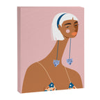 Cheetah Earrings Canvas Print Gallery Image 6