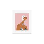 Cheetah Earrings Art Print Gallery Image 1