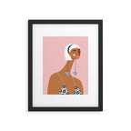 Cheetah Earrings Framed Art Print Gallery Image 5