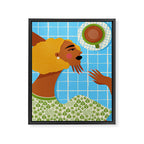 Coffee, Please Framed Canvas Print Gallery Image 6