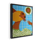 Coffee, Please Framed Canvas Print Gallery Image 2