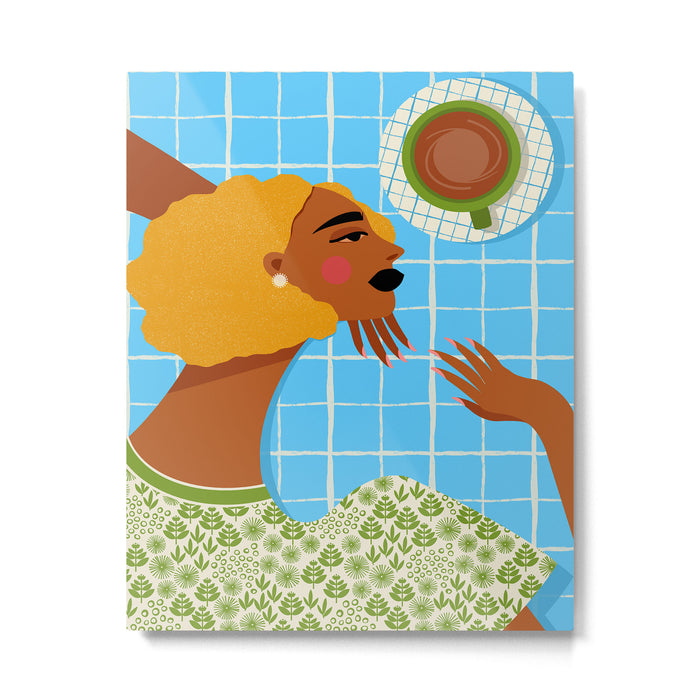 Coffee, Please Metal Print Gallery Image 1