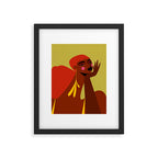 Cowboy Copper Hair Beauty Framed Art Print Gallery Image 5