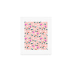 Dainty Blooms Pattern - Pink Art Print Gallery Image 1