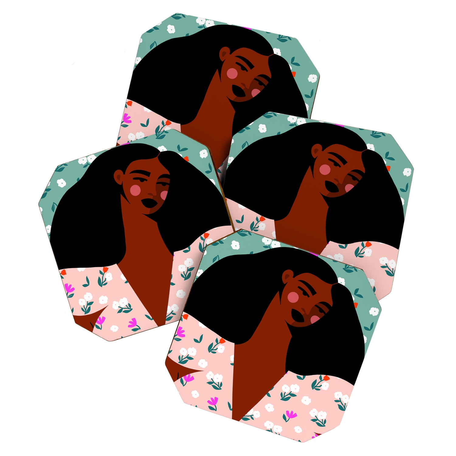 Dainty Floral Beauty Coaster Gallery Image 1
