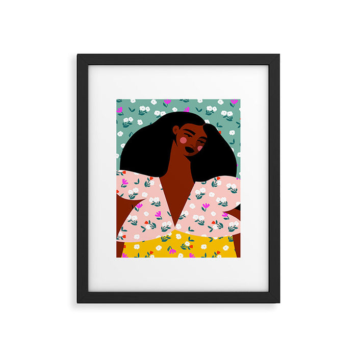 Dainty Floral Beauty Framed Art Print Gallery Image 1