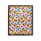 Floral Bliss Framed Canvas Print Gallery Image 8