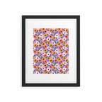 Floral Bliss - Tropical Pink Pattern Framed Art Print Gallery Image 6