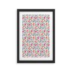 Floral Play - Vintage-Inspired Pattern Framed Art Print Gallery Image 3