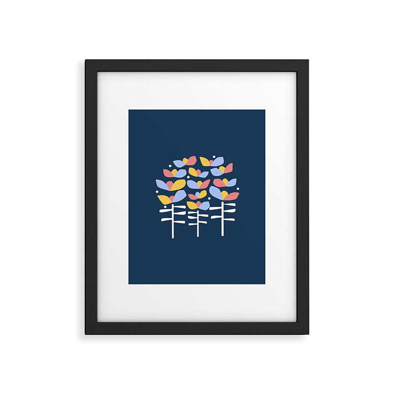 Florals Looking Up Framed Art Print Gallery Image 5