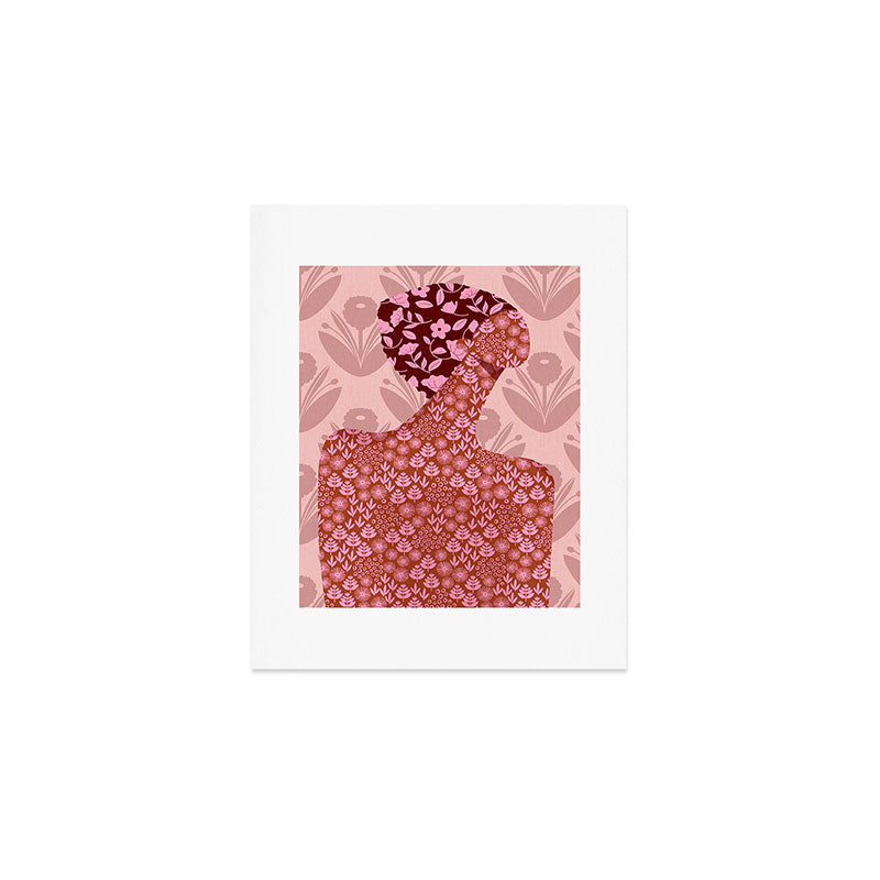 Flower Woman Art Print Gallery Image 1