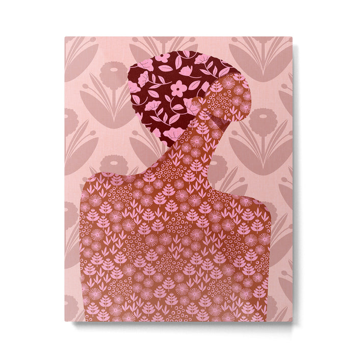 Flower Woman Metal Print Gallery Image 1