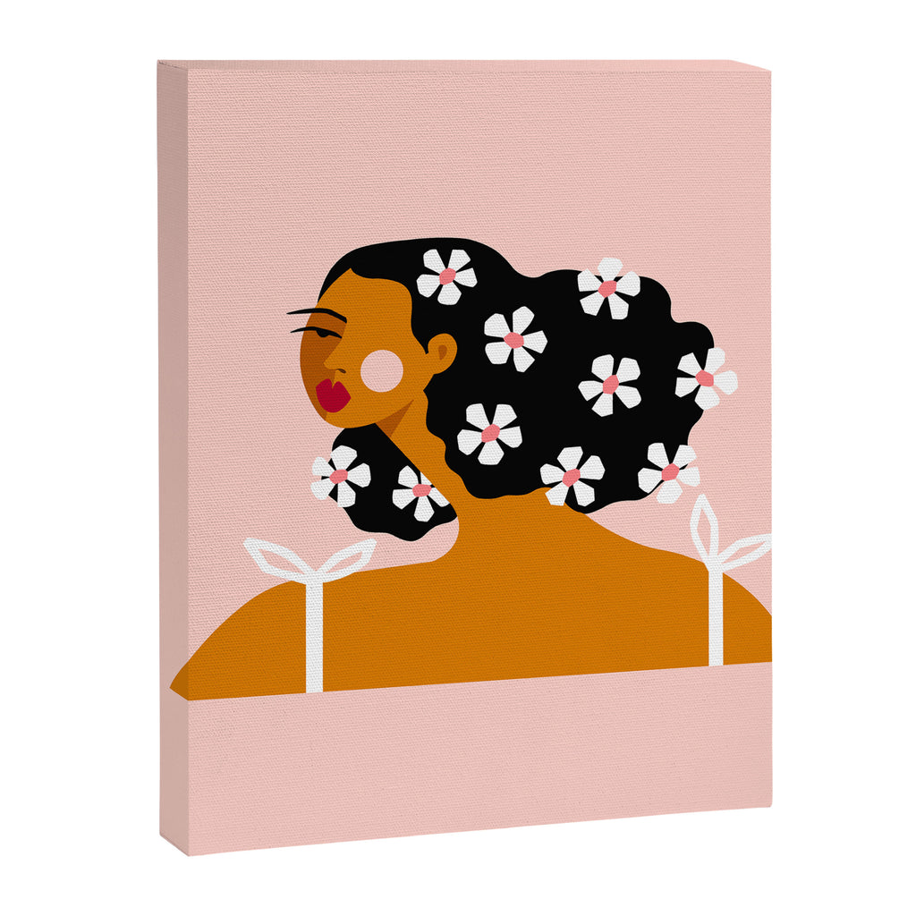 Flowers In Hair Canvas Print Gallery Image 8