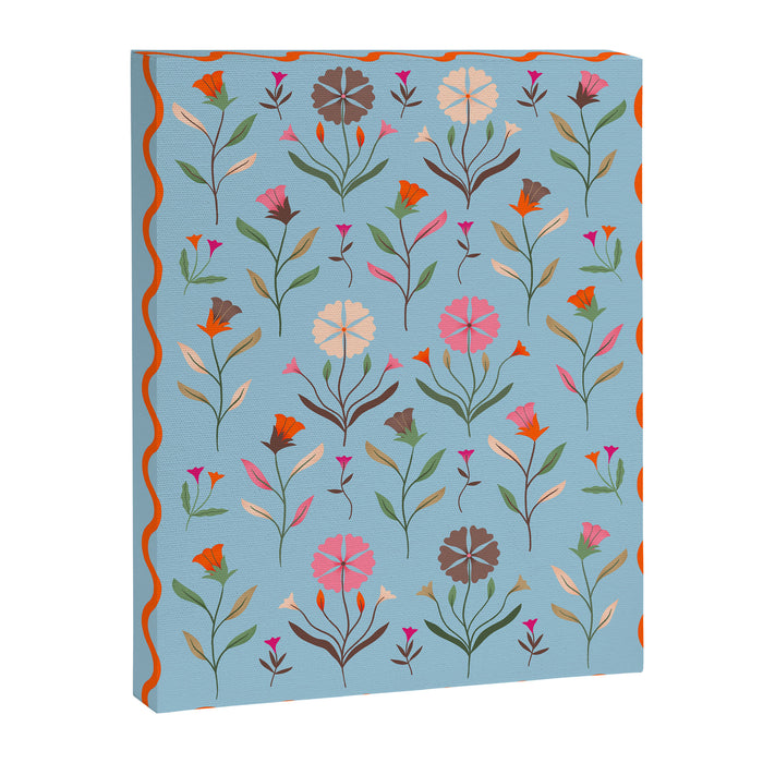 Folk Bouquet - Botanical Wall Art Canvas Print Gallery Image 1