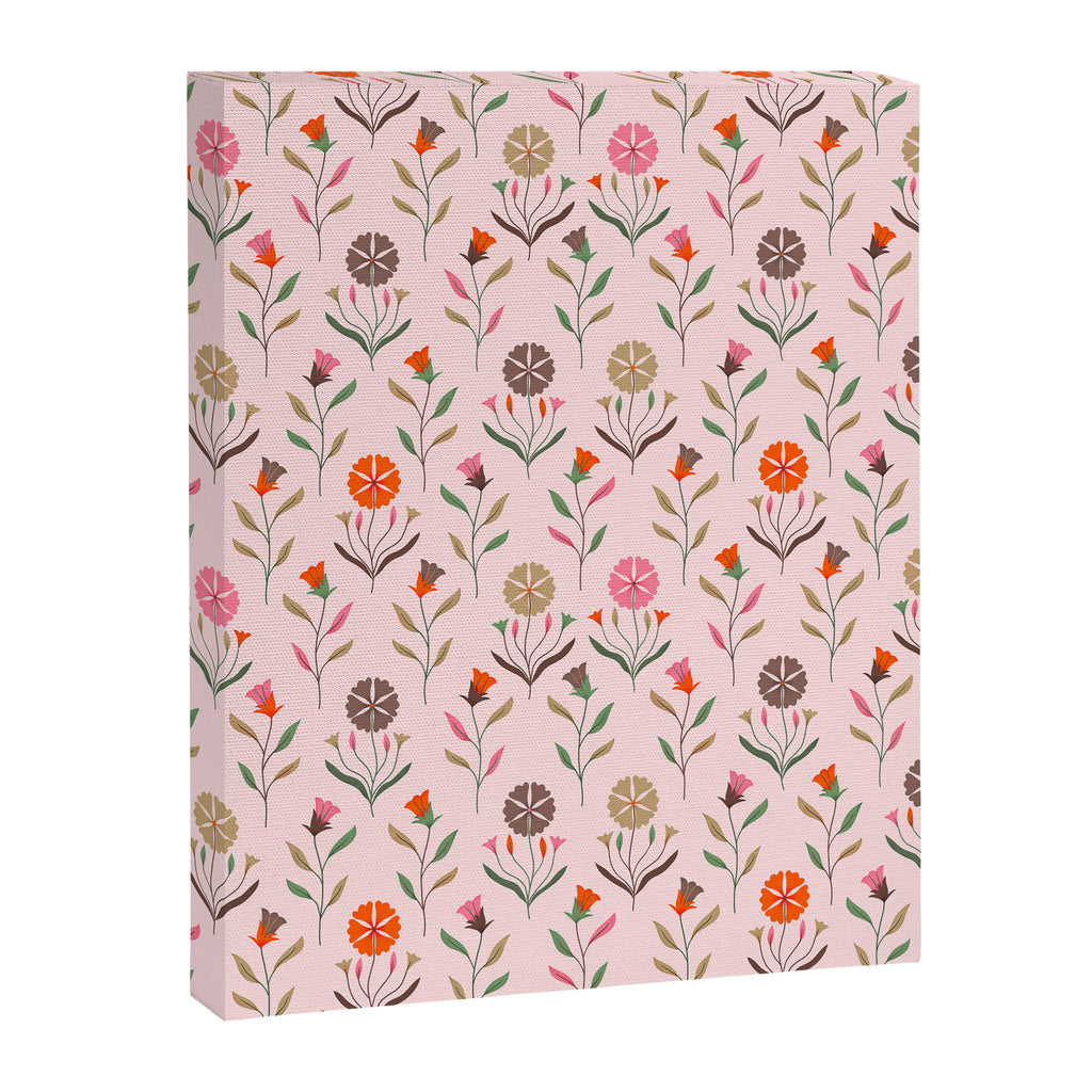 Folk Meadow - Spring Blush Canvas Print Gallery Image 8