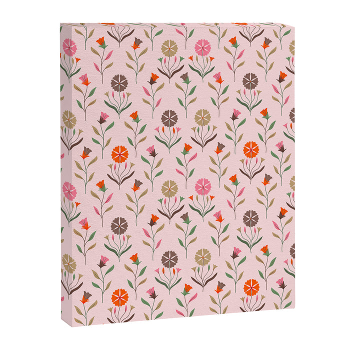 Folk Meadow - Spring Blush Canvas Print Gallery Image 1