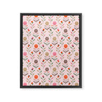 Folk Meadow - Spring Blush Framed Canvas Print Gallery Image 8