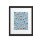 Folk Meadow - Vintage Floral Pattern Framed Art Print Gallery Image 6