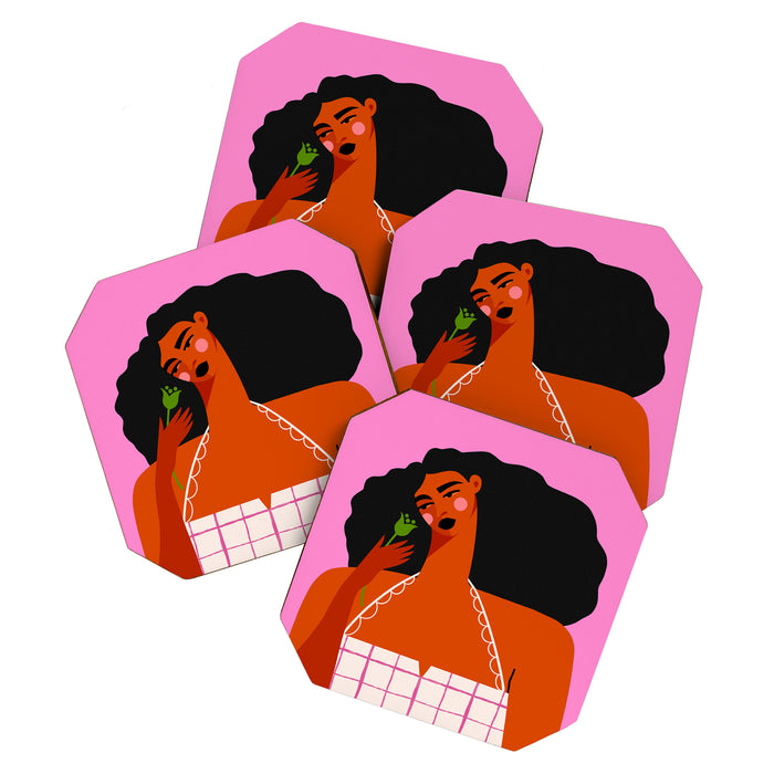 Green Tulip Coaster Gallery Image 1