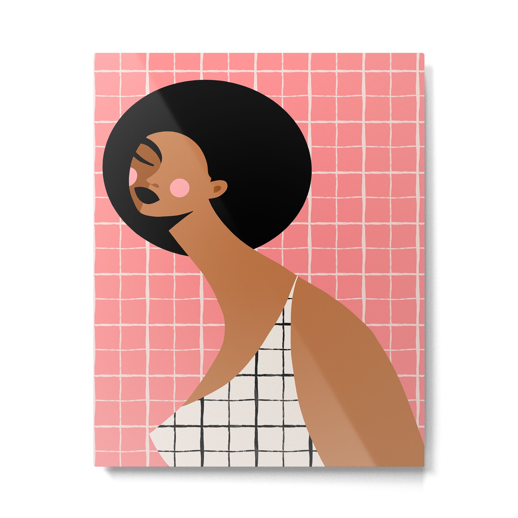Grid Locked Goddess Metal Print Gallery Image 6
