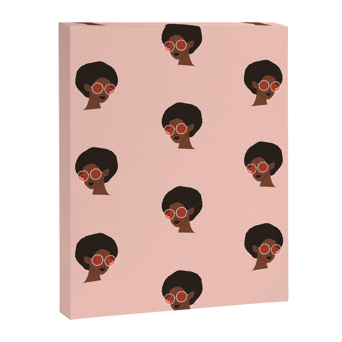 Groovy Girl Pattern Canvas Print Gallery Image 1