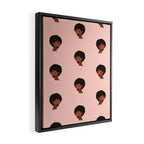 Groovy Girl Pattern Framed Canvas Print Gallery Image 2