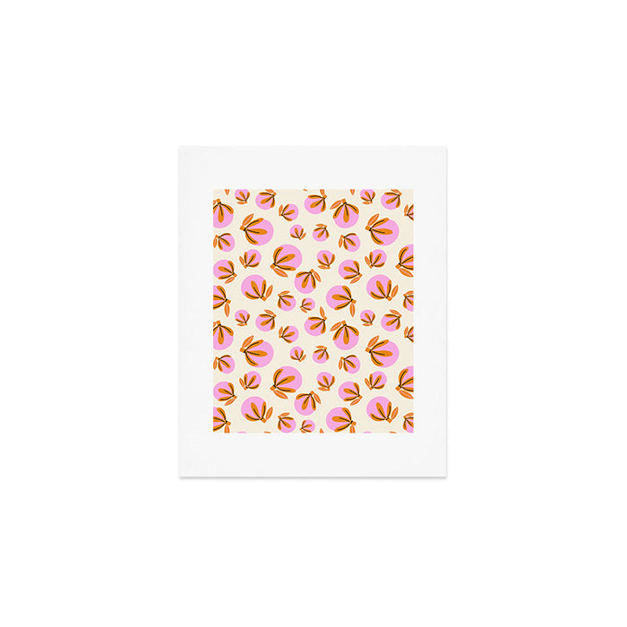 Happy Blooms Pattern Art Print Gallery Image 1