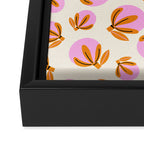Happy Blooms Pattern Framed Canvas Print Gallery Image 3