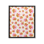 Happy Blooms Pattern Framed Canvas Print Gallery Image 8
