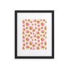 Happy Blooms Pattern Framed Art Print Gallery Image 6