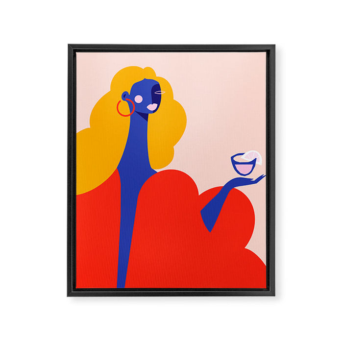 Happy Hour Framed Canvas Print Gallery Image 1