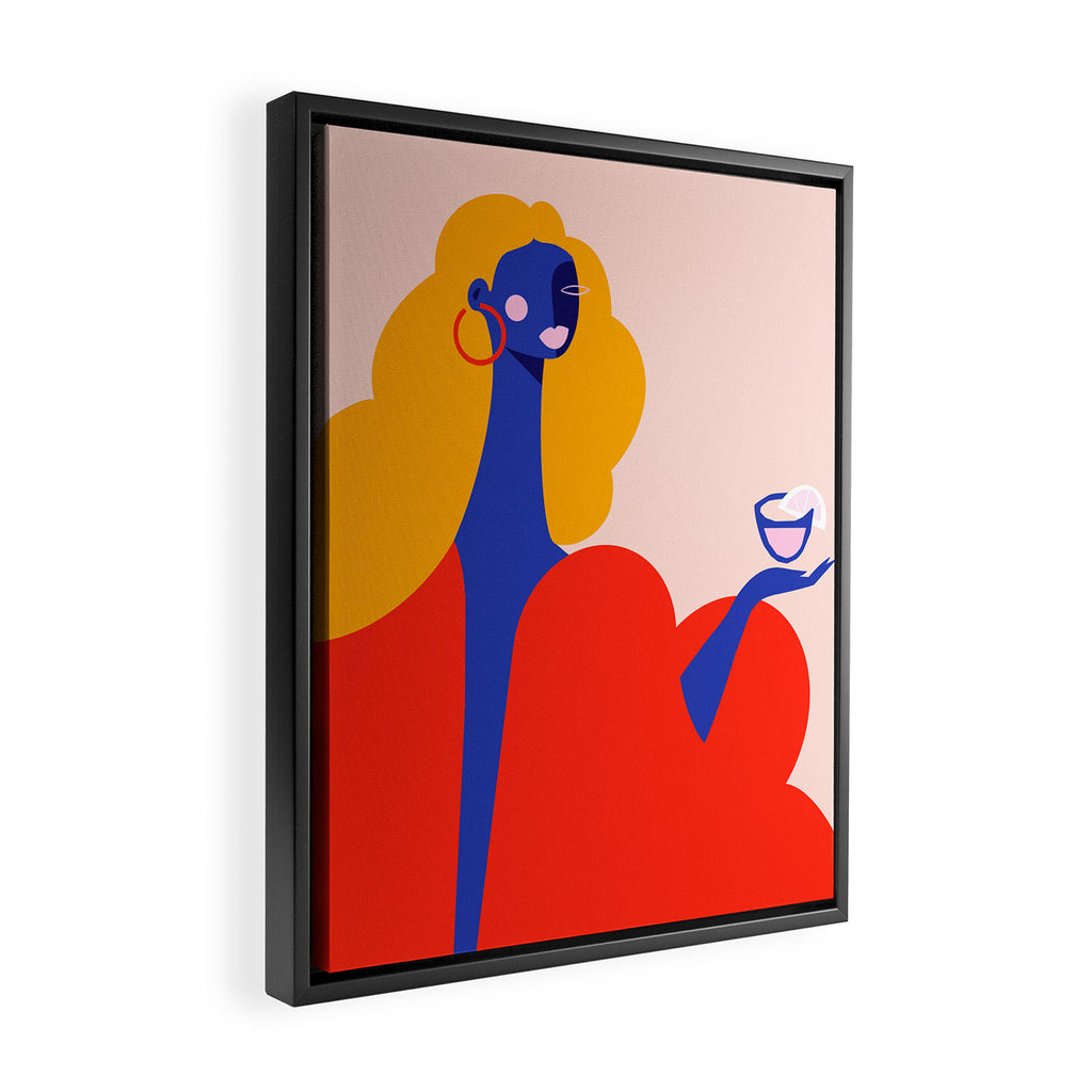 Happy Hour Framed Canvas Print Gallery Image 2