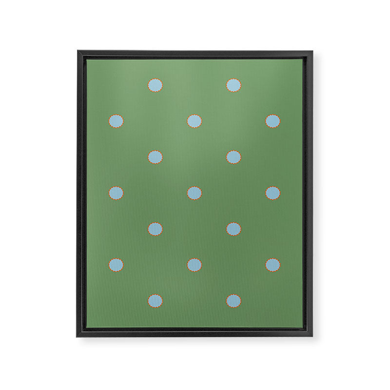 Heirloom Dot - Heritage Pattern Framed Canvas Print Gallery Image 8