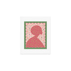 Heirloom Wildflower - Floral Silhouette Art Art Print Gallery Image 1