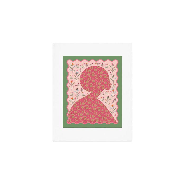 Heirloom Wildflower - Floral Silhouette Art Art Print Gallery Image 1
