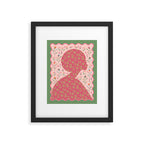 Heirloom Wildflower - Floral Silhouette Art Framed Art Print Gallery Image 5