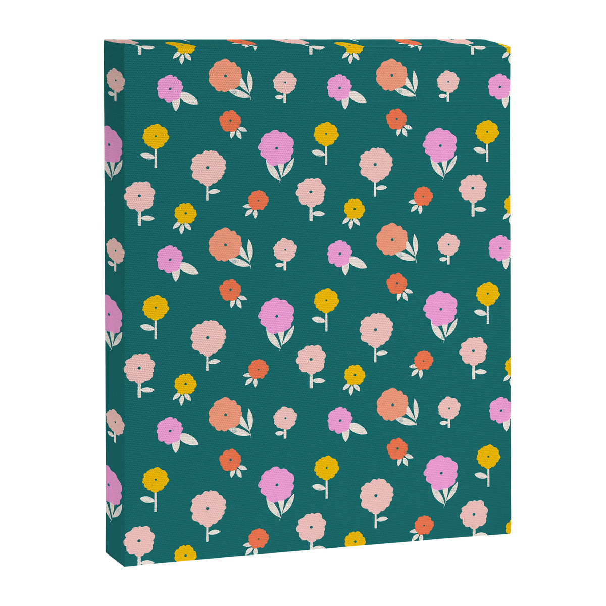 Holiday Blooms Pattern Canvas Print Gallery Image 8