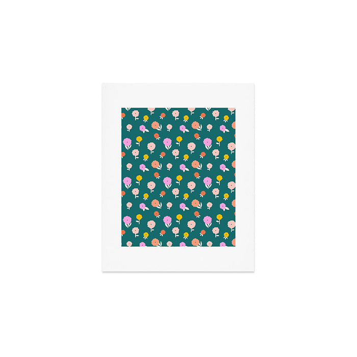 Holiday Blooms Pattern Art Print Gallery Image 1