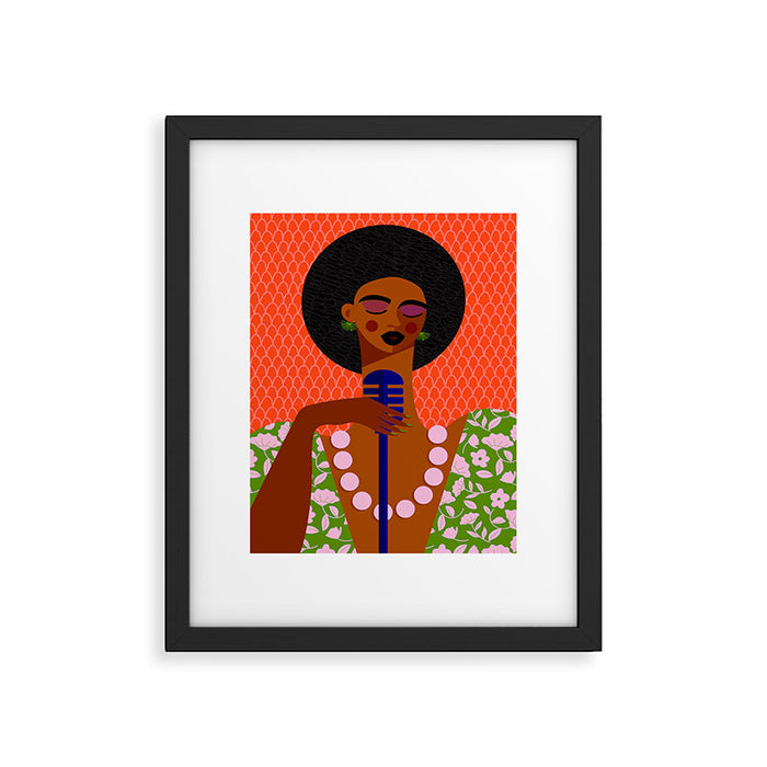Jazz Art - A Soulful Serenade Framed Art Print Gallery Image 1