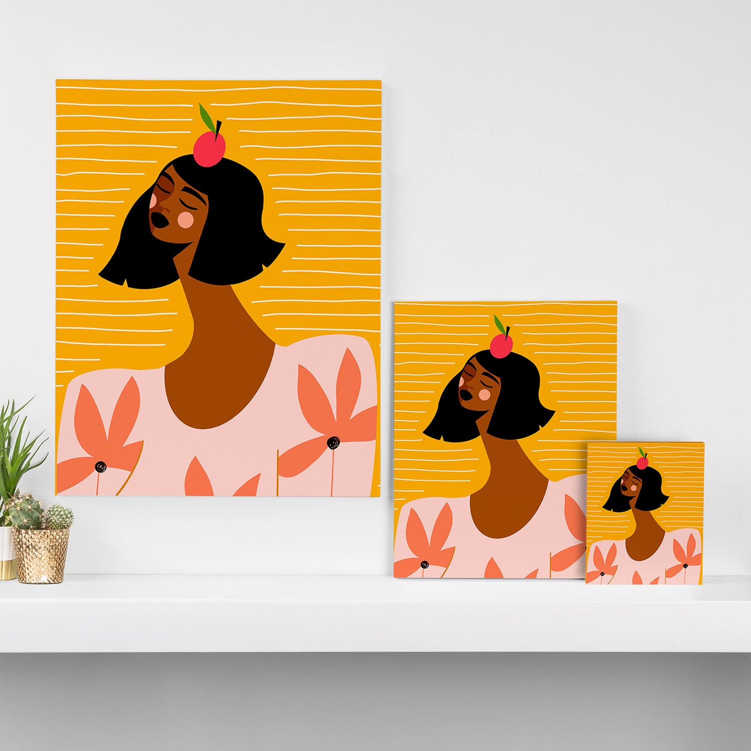 Lady Apple Canvas Print Gallery Image 3