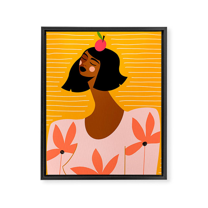 Lady Apple Framed Canvas Print Gallery Image 1