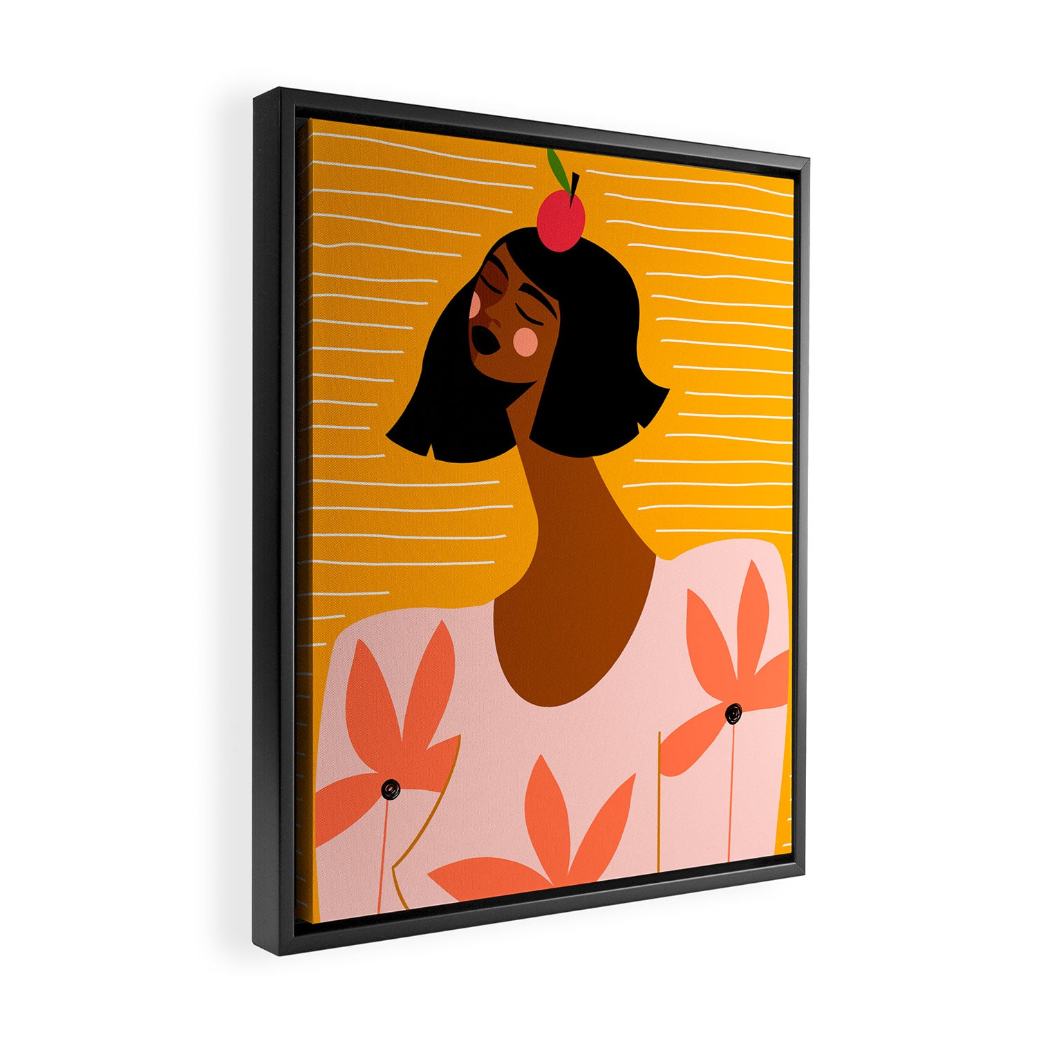 Lady Apple Framed Canvas Print Gallery Image 2