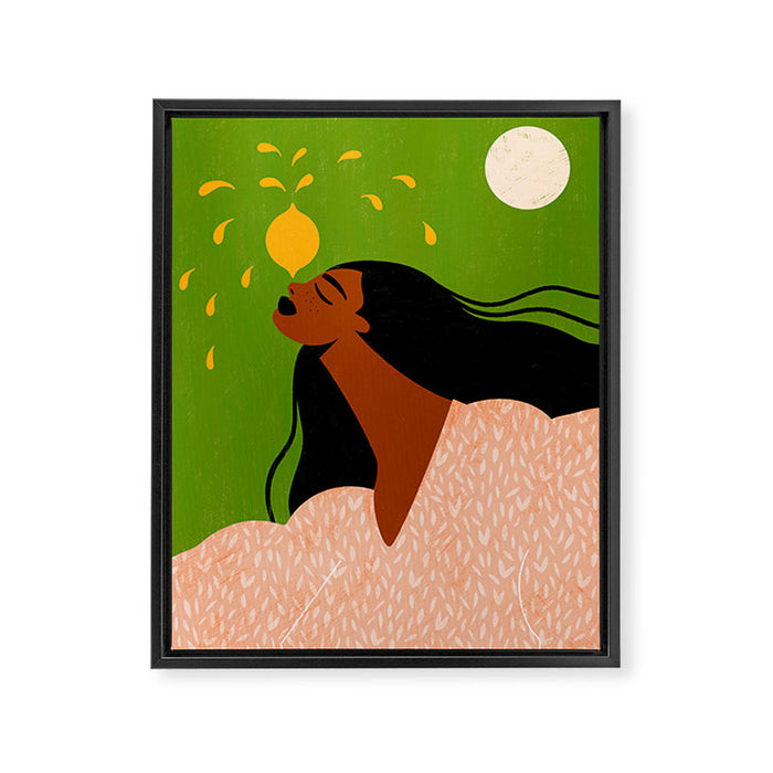 Lemon Squeezy Framed Canvas Print Gallery Image 1