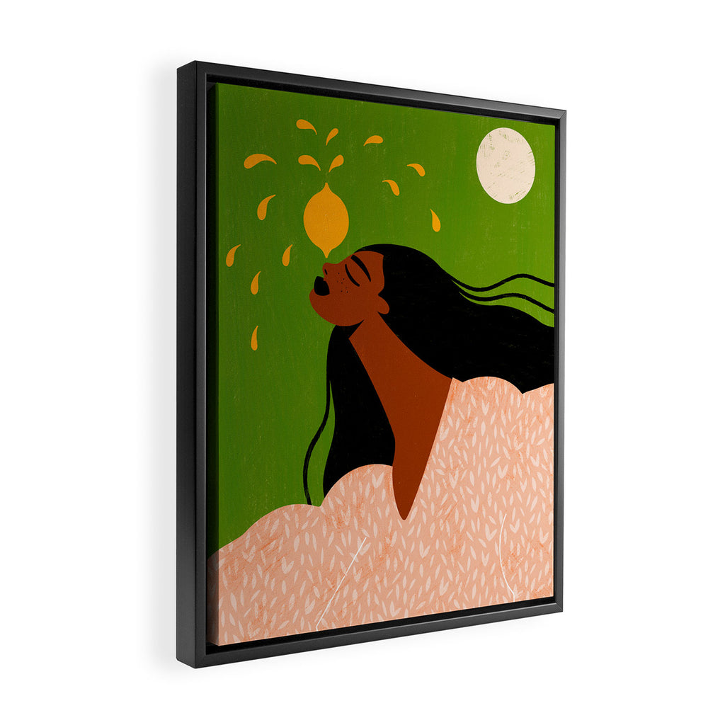 Lemon Squeezy Framed Canvas Print Gallery Image 2