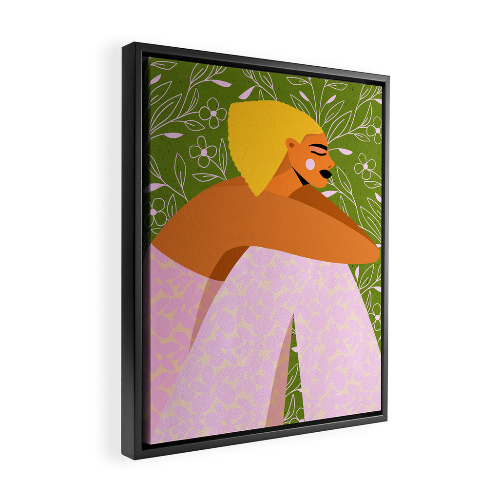Manifesting Spring Framed Canvas Print Gallery Image 2