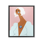 Mint Dress Framed Canvas Print Gallery Image 6